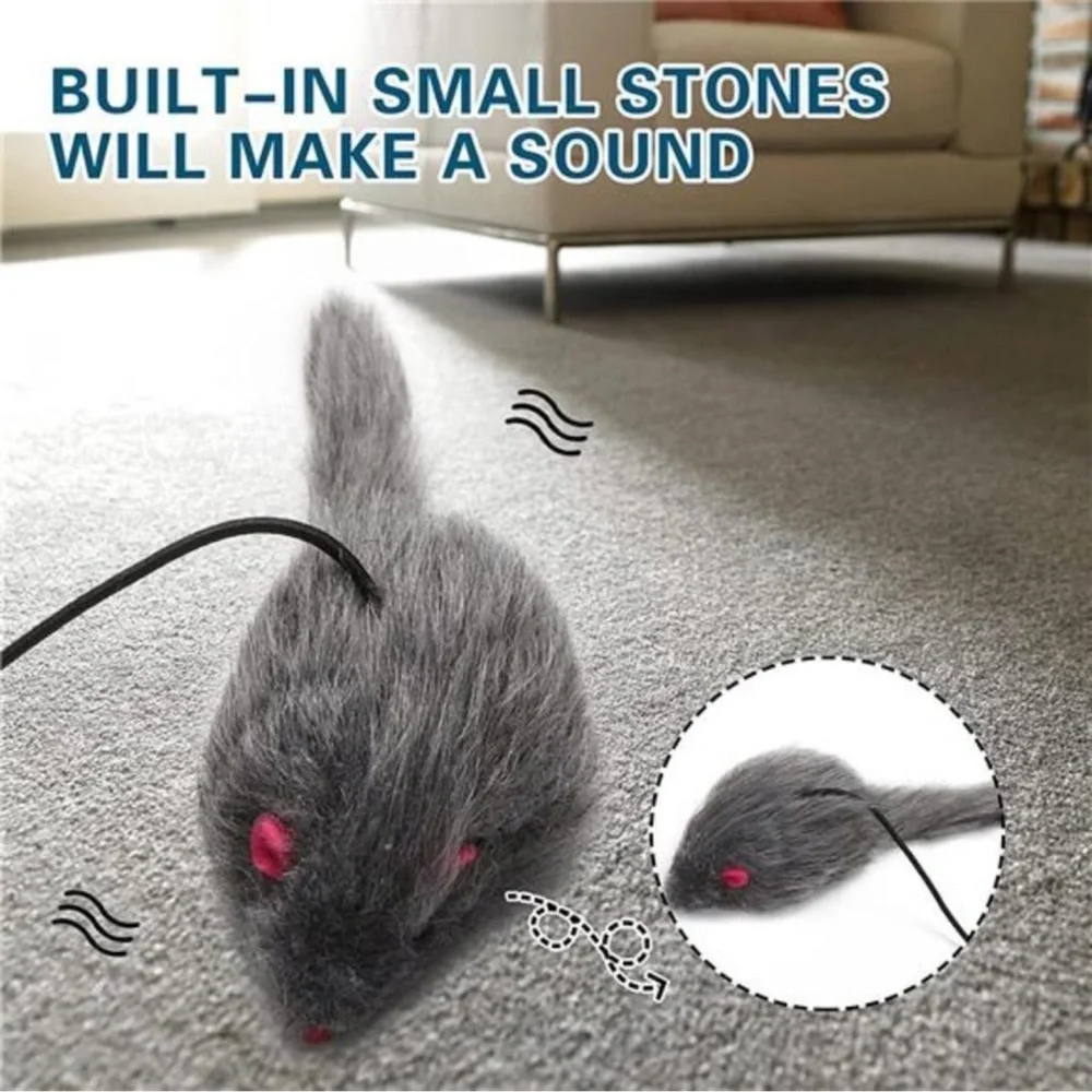 Interactive Cat Feather Toys,Retractable Cat Teaser Toy Hanging Interactive Toy